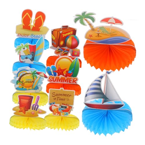 BESPORTBLE Strand Thema Party Dekorationen 9 Stücke Hawaiian Papier Fan Waben Dekorationen Für Home BESPORTBLE Strand Thema Party Dekorationen 9 Stücke Hawaiian Papier Fan Waben Dekorationen Für Home von BESPORTBLE