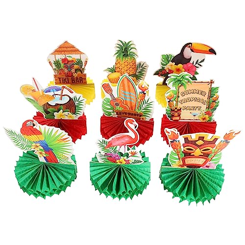 BESPORTBLE 9Stücke Teiliges Hawaiianisches Wabenpapier Ornament Tropische Partydekoration Für Luau Sommer Und Strandpartys Waben Waben Ornamente Für Stilvolle Tischdekoration BESPORTBLE 9Stücke Teiliges Hawaiianisches Wabenpapier Ornament Tropische Partydekoration Für Luau Sommer Und Strandpartys Waben Waben Ornamente Für Stilvolle Tischdekoration von BESPORTBLE