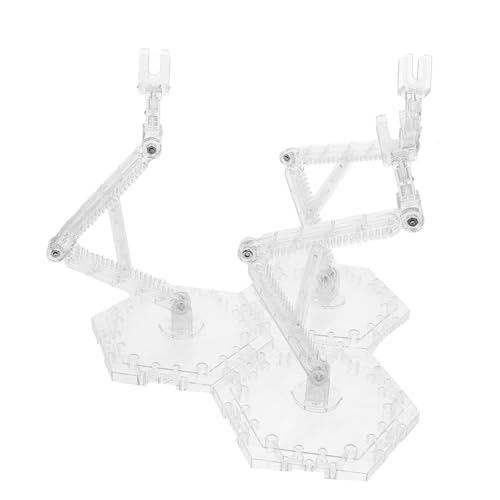 BESPORTBLE Action Figure Stand Einstellbarer Puppenständer mit Stabiler Drei Kopf Basis Kompatibel mit Mg Hg Rg Transparente Display Halterung für Actionfiguren und Modelle BESPORTBLE Action Figure Stand Einstellbarer Puppenständer mit Stabiler Drei Kopf Basis Kompatibel mit Mg Hg Rg Transparente Display Halterung für Actionfiguren und Modelle von BESPORTBLE