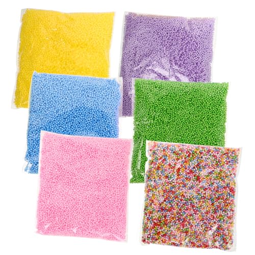 BESPORTBLE Bunte Schaumstoffperlen für Diy Mikroperlen Bastelmaterialien Sicheres und Leichtes Füllmaterial für Kreative Projekte und Heimdekoration für Kinderbasteln und Spielzeugfüllung von BESPORTBLE