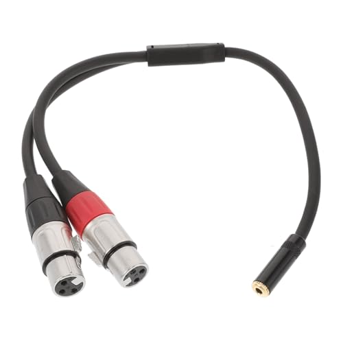 BESPORTBLE Dual Xlr Buchse Adapter Vergoldet Symmetrisch Mikrofonkabel Adapter Kompatibel mit Audioequipment Hochwertige Signalübertragung BESPORTBLE Dual Xlr Buchse Adapter Vergoldet Symmetrisch Mikrofonkabel Adapter Kompatibel mit Audioequipment Hochwertige Signalübertragung von BESPORTBLE