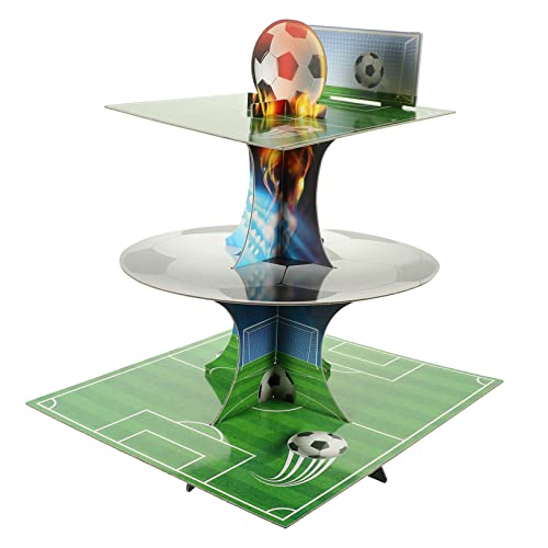 BESPORTBLE Fußball Weltmeisterschaft Kuchenständer Mehrschichtiger Kuchenhalter Für Partys Dekorativer Cupcake Displayständer Für Fußballfans Für Geburtstagsfeiern BESPORTBLE Fußball Weltmeisterschaft Kuchenständer Mehrschichtiger Kuchenhalter Für Partys Dekorativer Cupcake Displayständer Für Fußballfans Für Geburtstagsfeiern von BESPORTBLE