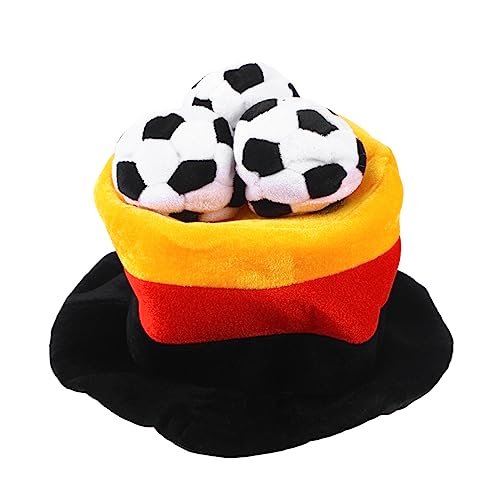 BESPORTBLE Fußball jubeln football cap fussballhütchen Zylinder mit Fußballdekor Fußballmütze Hüte Fußball-Kostüm-Hut Kopfbedeckungen für Fußballfans Nachtclub Karnevalshut BESPORTBLE Fußball jubeln football cap fussballhütchen Zylinder mit Fußballdekor Fußballmütze Hüte Fußball-Kostüm-Hut Kopfbedeckungen für Fußballfans Nachtclub Karnevalshut von BESPORTBLE