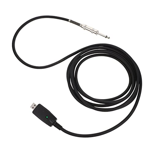 BESPORTBLE Gitarre USB Klinkenkabel Hochwertiges Audiokabel für Gitarre Gitarrenverbindung und Musikinstrumente Langlebig und Robust für Musiker von BESPORTBLE