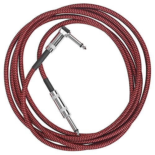BESPORTBLE Gitarren Audio Patchkabel mit Stecker Rauschreduzierung Webschnur Kompatibel mit Gitarren und Musikinstrumenten Stabiler Signalübertragung von BESPORTBLE