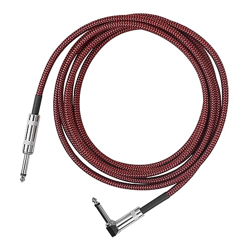 BESPORTBLE Gitarren Patchkabel Geflochtenes Bass Audiokabel Für Effektpedale Hohe Flexibilität Und Geräuschunterdrückung Pack von BESPORTBLE