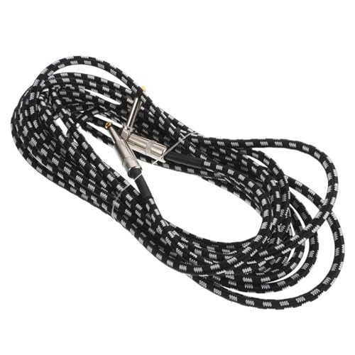 BESPORTBLE Gitarrenkabel, Audio-instrumentenkabel, Bass-verstärkerkabel, Gerader Und Rechter, Elektrisches Instrumentenkabel Für Bass, E-gitarre, Mandoline, 6 M von BESPORTBLE