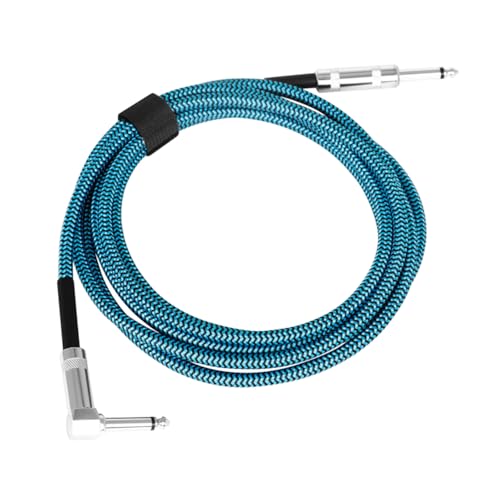 BESPORTBLE Gitarrenkabel mit Geräuschreduzierung Hochwertiges Instrumentenkabel aus Geflochtenem für Gitarre und Bass Stabiler Audioanschluss für Verzerrungsfreien von BESPORTBLE