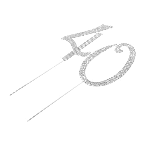 BESPORTBLE Glitzernder Geburtstag Cake Topper Glitzernde Zahlen-dekoration Einfach Einzufügen Vielseitig Einsetzbar für Jubiläums Geburtstagsfeiern Silberner Kuchenstecker für BESPORTBLE Glitzernder Geburtstag Cake Topper Glitzernde Zahlen-dekoration Einfach Einzufügen Vielseitig Einsetzbar für Jubiläums Geburtstagsfeiern Silberner Kuchenstecker für von BESPORTBLE