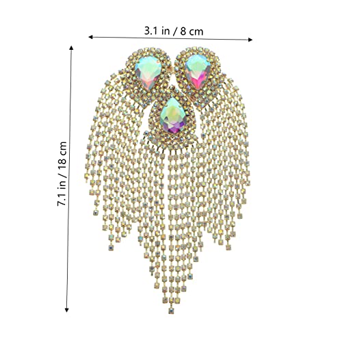 BESPORTBLE Große Strass Quasten Applikation Langlebiger Legierungs für DIY Kleidung Ansteck Patch mit Funkelnden Kristallen Geeignet für Anzüge und Kostüme BESPORTBLE Große Strass Quasten Applikation Langlebiger Legierungs für DIY Kleidung Ansteck Patch mit Funkelnden Kristallen Geeignet für Anzüge und Kostüme von BESPORTBLE
