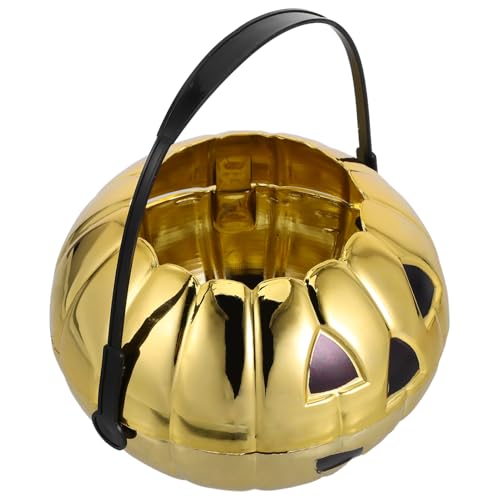 BESPORTBLE Großer Trick Treat Behälter aus Kunststoff für Partys Dekorative Goldene Kürbisschale für Erwachsene für Halloween und Mehr BESPORTBLE Großer Trick Treat Behälter aus Kunststoff für Partys Dekorative Goldene Kürbisschale für Erwachsene für Halloween und Mehr von BESPORTBLE