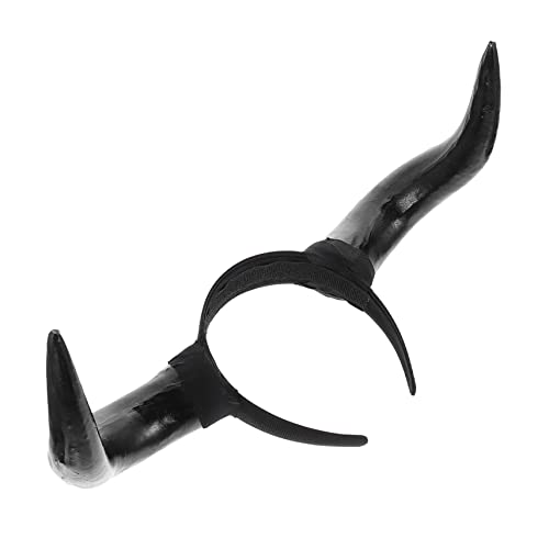 BESPORTBLE Halloween Cosplay Horn Stirnband Teufelshörner Großes Party Haarreif für Frauen und Mädchen Bequemes Langlebiges Kopfstück für Kostümparty und Bühnenauftritt BESPORTBLE Halloween Cosplay Horn Stirnband Teufelshörner Großes Party Haarreif für Frauen und Mädchen Bequemes Langlebiges Kopfstück für Kostümparty und Bühnenauftritt von BESPORTBLE