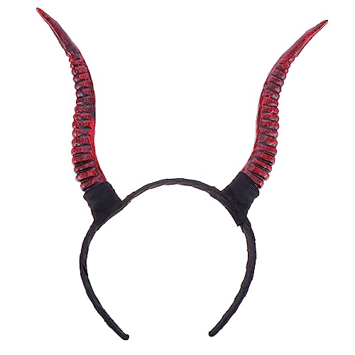 BESPORTBLE Halloween Haarreif mit Antilopenhörnern Realistisch Roter Kopfschmuck Kreatives Stirnband für Cosplay Party und Kostümfeiern Haarschmuck für Gruselige Mottopartys BESPORTBLE Halloween Haarreif mit Antilopenhörnern Realistisch Roter Kopfschmuck Kreatives Stirnband für Cosplay Party und Kostümfeiern Haarschmuck für Gruselige Mottopartys von BESPORTBLE