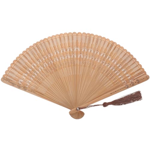 BESPORTBLE Bambus-Faltfächer mit Fransen – Elegante Vintage-Handfächer für Hochzeiten, Braut & Sommer-Events BESPORTBLE Bambus-Faltfächer mit Fransen – Elegante Vintage-Handfächer für Hochzeiten, Braut & Sommer-Events von BESPORTBLE