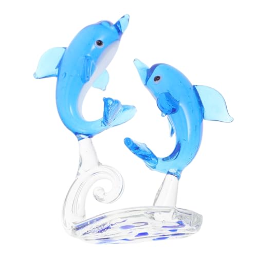 BESPORTBLE Handgeblasenes Glas Delphin Ornament - Elegante Tischdekoration in Kristall-Optik Ideal Für Büro Auto Oder Als Für Fischliebhaber 15 cm Groß BESPORTBLE Handgeblasenes Glas Delphin Ornament - Elegante Tischdekoration in Kristall-Optik Ideal Für Büro Auto Oder Als Für Fischliebhaber 15 cm Groß von BESPORTBLE