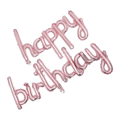 BESPORTBLE Happy Birthday Folienballon Aluminium Buchstaben Luftballons Party Dekoration für Kindergeburtstag Wiederverwendbar Luftdicht Rosa Gold Fotorequisite für Türen Wände Garten BESPORTBLE Happy Birthday Folienballon Aluminium Buchstaben Luftballons Party Dekoration für Kindergeburtstag Wiederverwendbar Luftdicht Rosa Gold Fotorequisite für Türen Wände Garten von BESPORTBLE