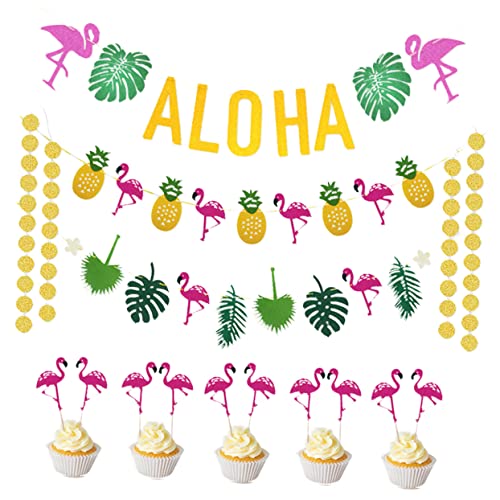 BESPORTBLE Hawaiian Party Dekoration Set Aloha Banner und Girlande mit Schildchen für Tropische Feiern Luau Events und Sommerpartys Enthält Schildchen Ananas Girlande und Funkelnde Anhänger BESPORTBLE Hawaiian Party Dekoration Set Aloha Banner und Girlande mit Schildchen für Tropische Feiern Luau Events und Sommerpartys Enthält Schildchen Ananas Girlande und Funkelnde Anhänger von BESPORTBLE