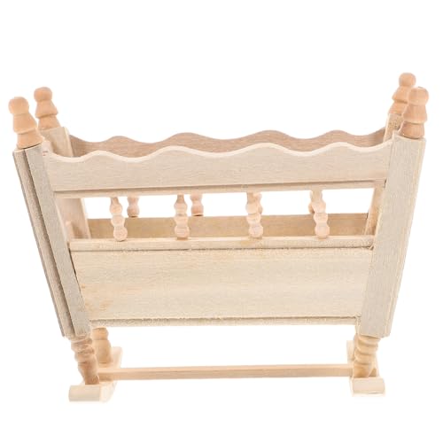 BESPORTBLE Holz Puppenhaus Modell Dekoration für Mini Realistisch und Langlebig für Puppenhaus Zubehör Kreatives und Ansprechendes Design Unbehandeltes Holz von BESPORTBLE