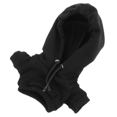 BESPORTBLE Hoodie für Puppen Schwarze Kapuzenjacke aus Baumwolle Puppenzubehör für Miniatur Spiele und Puppenoutfits Vielseitige Kleidung für Verschiedene Puppen und Plüschtiere BESPORTBLE Hoodie für Puppen Schwarze Kapuzenjacke aus Baumwolle Puppenzubehör für Miniatur Spiele und Puppenoutfits Vielseitige Kleidung für Verschiedene Puppen und Plüschtiere von BESPORTBLE