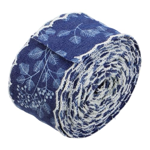 BESPORTBLE Jeansband mit Gewelltem Rand Breit Yards für Diy Haaraccessoires Projekte und Kreative Bastelarbeiten Nahtlose Integration Verschiedene Outfits von BESPORTBLE
