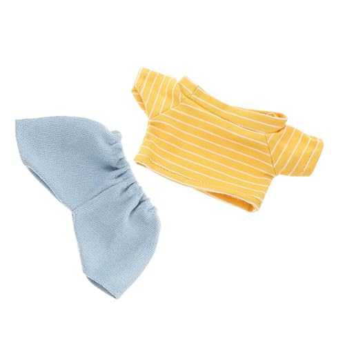 BESPORTBLE Jungen Und Mädchen Puppe Kleidung 20cm Bär Kostüm Hemd Hosen Weiche Bequeme Kleid BESPORTBLE Jungen Und Mädchen Puppe Kleidung 20cm Bär Kostüm Hemd Hosen Weiche Bequeme Kleid von BESPORTBLE