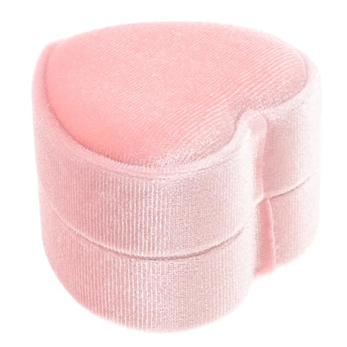 BESPORTBLE Kasten Aufbewahrungsbox für Ringe herzförmiges Verlobungsringe geformt Hochzeit gefälscht retro Ringe Speicherung Herzförmiger Schmuckhalter Ringträgerhalter Samtstoff Rosa BESPORTBLE Kasten Aufbewahrungsbox für Ringe herzförmiges Verlobungsringe geformt Hochzeit gefälscht retro Ringe Speicherung Herzförmiger Schmuckhalter Ringträgerhalter Samtstoff Rosa von BESPORTBLE