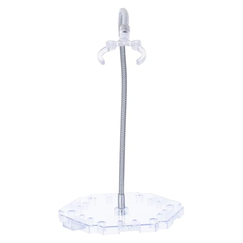 BESPORTBLE Klarer Puppenständer für Actionfiguren Verstellbarer Modellständer mit Snake Bone Bracket für Sammler und Enthusiasten Geeignet für Figuren mit von BESPORTBLE Klarer Puppenständer für Actionfiguren Verstellbarer Modellständer mit Snake Bone Bracket für Sammler und Enthusiasten Geeignet für Figuren mit von von BESPORTBLE