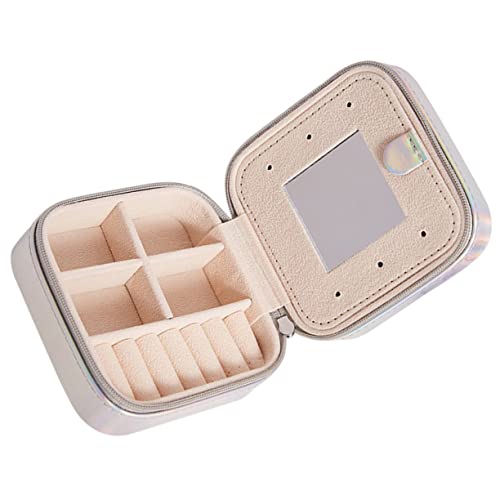 BESPORTBLE Kleine Schmuckschatulle Reise Schmuck Organizer Mit Spiegel Aus Lederoptik Für Damen Schmuckvitrine Für Reisen Hochwertige Innenausstattung Für Mädchen BESPORTBLE Kleine Schmuckschatulle Reise Schmuck Organizer Mit Spiegel Aus Lederoptik Für Damen Schmuckvitrine Für Reisen Hochwertige Innenausstattung Für Mädchen von BESPORTBLE