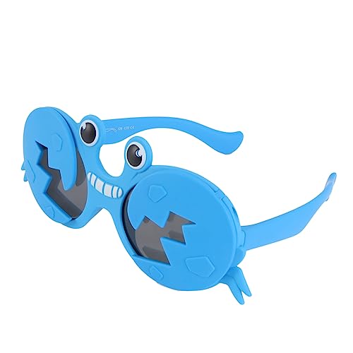 BESPORTBLE Krabbenbrille schnapsgläser kindersonnenbrille schlüpfeier eye glasses trinkbrille blea Party lustig Neuartige Karikatur Sommer Brillen am Strandpool Blue von BESPORTBLE