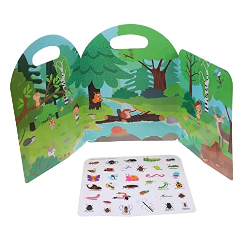 BESPORTBLE Kreatives Aufkleberbuch für Kleinkinder Lustiges Beschäftigtes Buch Sprache und Fantasie Wiederverwendbar für Eltern Junge Mädchen Spiele Sicher BESPORTBLE Kreatives Aufkleberbuch für Kleinkinder Lustiges Beschäftigtes Buch Sprache und Fantasie Wiederverwendbar für Eltern Junge Mädchen Spiele Sicher von BESPORTBLE