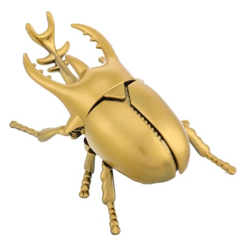 BESPORTBLE Kreatives Wind Up Käferspielzeug mit Realistischen Insektenspielzeug für Jungen und Mädchen für Mitgebsel und Partydekorationen Goldene Ausführung von BESPORTBLE
