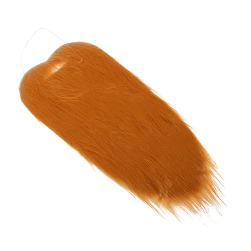 BESPORTBLE Künstlicher Bart Bartset Für Männer Bart- Und Schnurrbartkostüm Falsche Schnurrbärte Bart Make-up Gefälschter Bart Realistisch Kostümbärte Für Erwachsene Brown Plüschstoffe von BESPORTBLE
