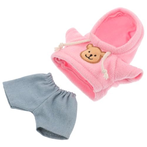 BESPORTBLE Kuscheltier Kleidung Set Für Bärenpuppen Plüschpuppe Outfit Mit Hoodie Und Hellblauer Jeans Süße Stofftier Für DIY Puppen Zubehör BESPORTBLE Kuscheltier Kleidung Set Für Bärenpuppen Plüschpuppe Outfit Mit Hoodie Und Hellblauer Jeans Süße Stofftier Für DIY Puppen Zubehör von BESPORTBLE