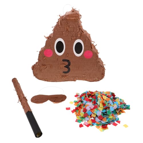 BESPORTBLE Lustige Poop Pinata mit Augenmaske Konfetti Prank Partydekoration für Erwachsene Mexikanische Piñata für Geburtstags Festspiele Zufällige Farbe BESPORTBLE Lustige Poop Pinata mit Augenmaske Konfetti Prank Partydekoration für Erwachsene Mexikanische Piñata für Geburtstags Festspiele Zufällige Farbe von BESPORTBLE