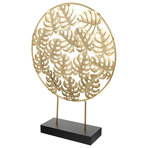 BESPORTBLE Metall Blätter Deko Dekoobjekte Blatt Eisen Goldene Blatt Dekoration mit Sockel Desktop Deko Mittelstücke Ornament Simulation Metall Blatt Skulptur Kunst Statue Wohnzimmer Tischdeko BESPORTBLE Metall Blätter Deko Dekoobjekte Blatt Eisen Goldene Blatt Dekoration mit Sockel Desktop Deko Mittelstücke Ornament Simulation Metall Blatt Skulptur Kunst Statue Wohnzimmer Tischdeko von BESPORTBLE