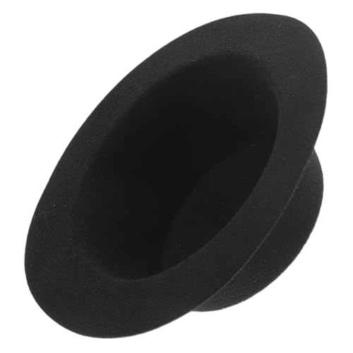 BESPORTBLE Mini Puppenhut Schwarz aus Baumwolle Weicher Leichter Mini Top hat für DIY Puppenkleidung und Bastel Dekoration Wiederverwendbar Vielseitig für Kleine Schneemann hüte und BESPORTBLE Mini Puppenhut Schwarz aus Baumwolle Weicher Leichter Mini Top hat für DIY Puppenkleidung und Bastel Dekoration Wiederverwendbar Vielseitig für Kleine Schneemann hüte und von BESPORTBLE