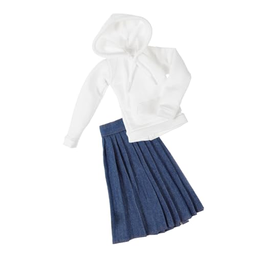 BESPORTBLE Mini Puppenkleidung für Kleine Puppen Modisches Sweatshirt mit Blauem Weiche Zarte Mädchenpuppen Kleidung Einfach Auszuziehen Detailgetreu und Bequem von BESPORTBLE