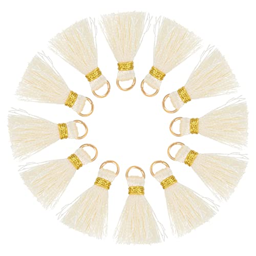 BESPORTBLE Mini Quasten Anhänger in Beige – 30 Stück Baumwollquasten Für DIY Bastelprojekte - Ideal Als Lesezeichen - Ohrringe Armbänder Oder Taschenanhänger Schmuckzubehör BESPORTBLE Mini Quasten Anhänger in Beige – 30 Stück Baumwollquasten Für DIY Bastelprojekte - Ideal Als Lesezeichen - Ohrringe Armbänder Oder Taschenanhänger Schmuckzubehör von BESPORTBLE