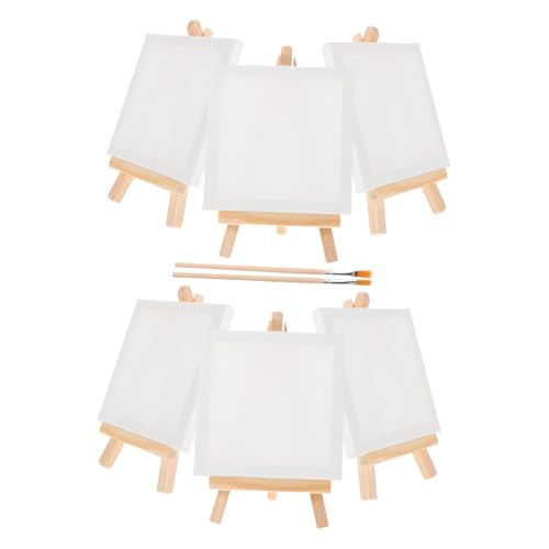 BESPORTBLE Mini Staffelei Set mit Kleinen Leinwänden und Pinseln Kompakter Tischstaffelei Holzrahmen Tragbar und Anfängerfreundlich für Malerei Dekoratives Kunstzubehör für Zuhause und Party BESPORTBLE Mini Staffelei Set mit Kleinen Leinwänden und Pinseln Kompakter Tischstaffelei Holzrahmen Tragbar und Anfängerfreundlich für Malerei Dekoratives Kunstzubehör für Zuhause und Party von BESPORTBLE