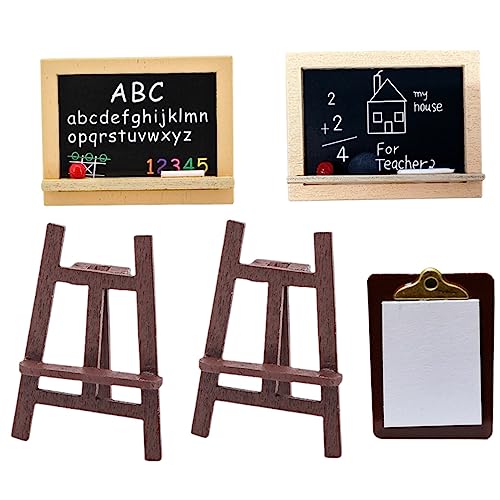 BESPORTBLE Miniatur DIY Malbrett Holz mit Staffeleien Mini Haus Malwerkzeug Kreidetafel für Realistisches Puppenhaus Deko Zubehör Leichtes Tragbares Bastelspielzeug BESPORTBLE Miniatur DIY Malbrett Holz mit Staffeleien Mini Haus Malwerkzeug Kreidetafel für Realistisches Puppenhaus Deko Zubehör Leichtes Tragbares Bastelspielzeug von BESPORTBLE