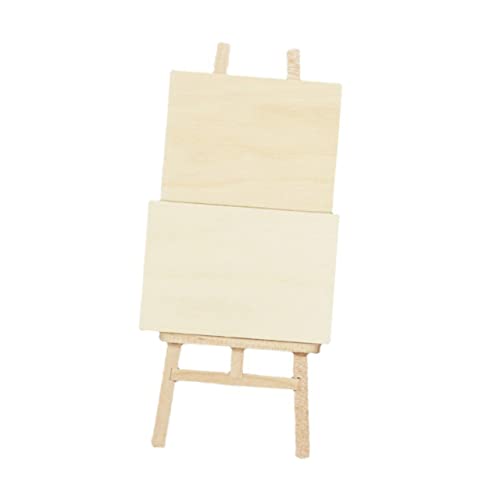 BESPORTBLE Miniatur Staffelei aus Holz Teiliges Set mit Mini Staffelei und Kunsttafeln Robuste Puppenhaus Dekoration Natürliche Holzfarbe Langlebig und Realistisch für DIY Landschafts und BESPORTBLE Miniatur Staffelei aus Holz Teiliges Set mit Mini Staffelei und Kunsttafeln Robuste Puppenhaus Dekoration Natürliche Holzfarbe Langlebig und Realistisch für DIY Landschafts und von BESPORTBLE