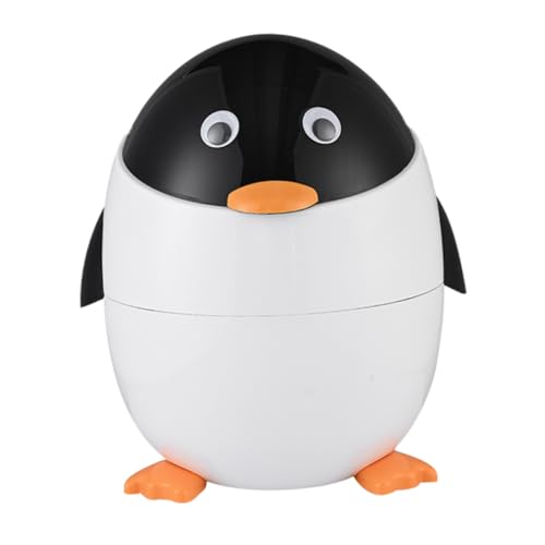 BESPORTBLE Niedlicher Pinguin Mülleimer mit Deckel Tierischer Abfalleimer für Schlafzimmer Badezimmer und Küche Praktischer Müllbehälter mit Großem Stauraum und Modernem Design BESPORTBLE Niedlicher Pinguin Mülleimer mit Deckel Tierischer Abfalleimer für Schlafzimmer Badezimmer und Küche Praktischer Müllbehälter mit Großem Stauraum und Modernem Design von BESPORTBLE