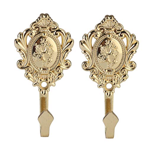 BESPORTBLE Packung mit 2 Vorhang Raffhalter Rose Muster Vintage Zinklegierung Vorhang Vorhang Holdbacks Haken BESPORTBLE Packung mit 2 Vorhang Raffhalter Rose Muster Vintage Zinklegierung Vorhang Vorhang Holdbacks Haken von BESPORTBLE