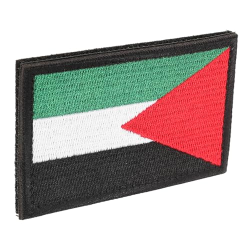 BESPORTBLE Palästina Flaggen Aufnäher Patch Bestickt Armband Zubehör mit Nationalflagge für Rucksack Kleidung Accessoire von BESPORTBLE