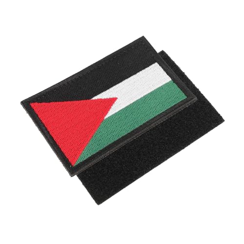 BESPORTBLE Palästina Flaggen Patch Bestickter Armband Aufnäher mit Patriotisches Badge Zubehör für Rucksack Kleidung Individuelles für Persönliche Stilgestaltung von BESPORTBLE