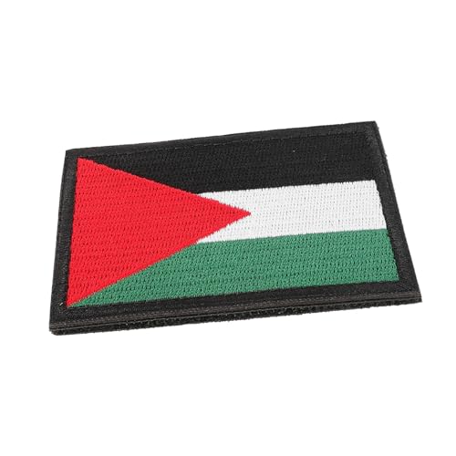 BESPORTBLE Palästina Flaggen Stickerei Patch Armband Abzeichen Accessoire Aufnäher mit Hakenverschluss für Kleidung Rucksack Taschen von BESPORTBLE