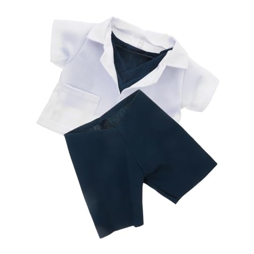 BESPORTBLE Plüsch Doktorbär Kleidung Teiliges Outfit für Puppen Weiches und Komfortables Design Fördert Kreativität und Charmant für Fantasievolles von BESPORTBLE