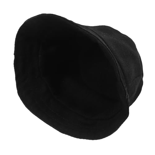 BESPORTBLE Puppenhut Fisherman Cap Schwarzes Mini Hut Accessoire Für Große Puppen Für Kreative DIY Projekte Fotorequisite Für Puppenliebhaber von BESPORTBLE