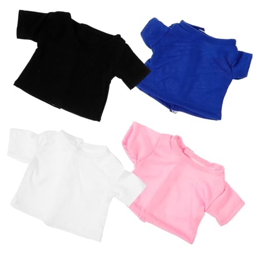 BESPORTBLE Puppenkleidung Satz 4 Stücke für Bären Bezauberndes T-Shirt aus Stoff Süßes und Puppenkostüm für Plüschtiere für Kreative Verkleidung und Spiel BESPORTBLE Puppenkleidung Satz 4 Stücke für Bären Bezauberndes T-Shirt aus Stoff Süßes und Puppenkostüm für Plüschtiere für Kreative Verkleidung und Spiel von BESPORTBLE