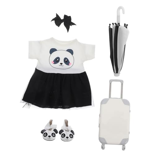 BESPORTBLE Puppenkleidung Satz für 18 Zoll Puppen Reise Zubehör mit Koffer Schuhe Regenschirm und Kleidung für Kinder BESPORTBLE Puppenkleidung Satz für 18 Zoll Puppen Reise Zubehör mit Koffer Schuhe Regenschirm und Kleidung für Kinder von BESPORTBLE